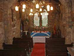 Wallace's coffin in the Castle of Lees