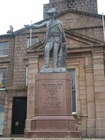 The Statue to Field Marishal Keith gifted by William the 1st of Prussia to the Town of Peterhead
