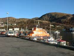 Boats in the harbour Mallaig